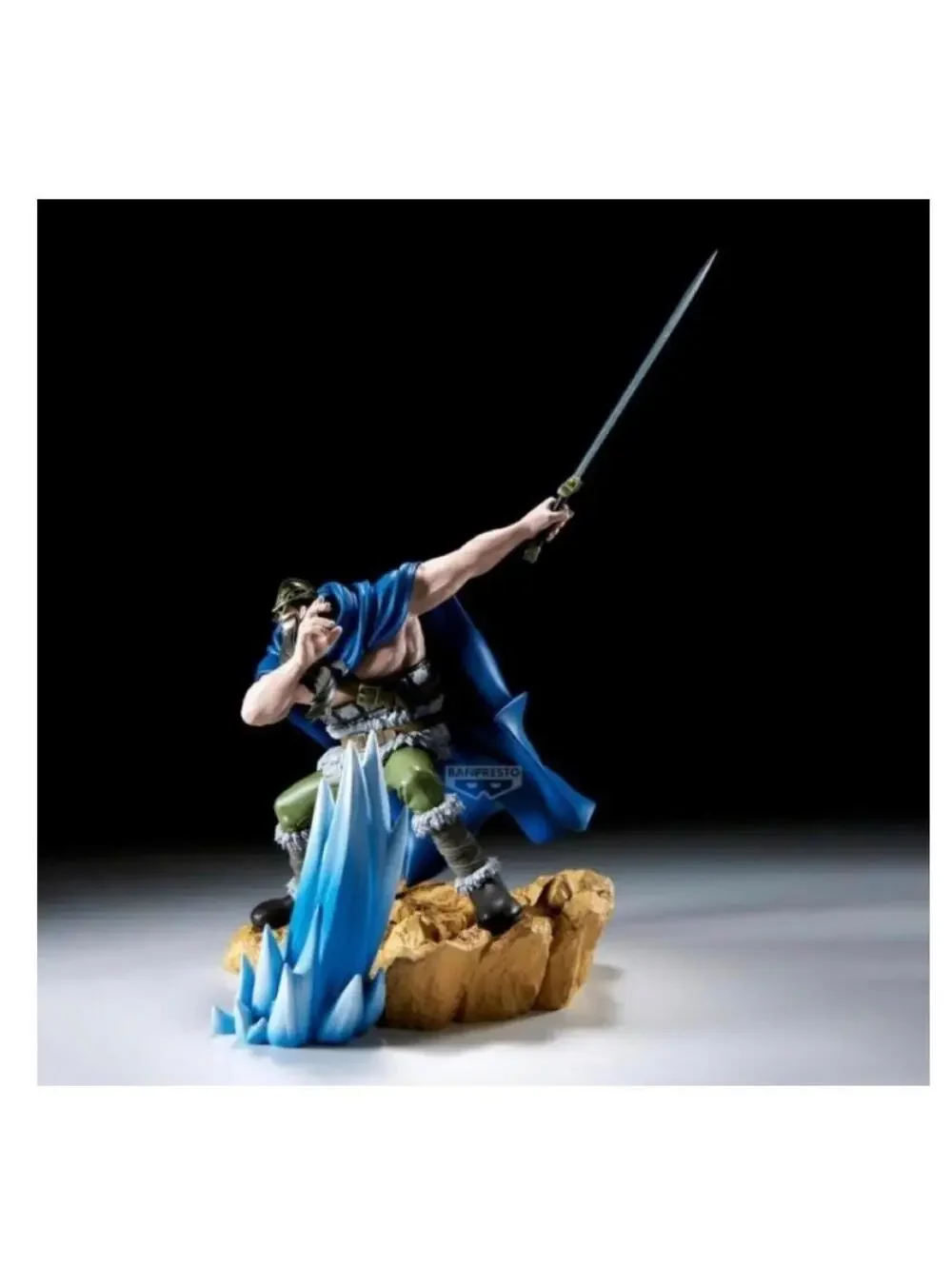 Banpresto One Piece Brogy Figure Unisex OS Blue Senkou Zekkei Elbaf Giant